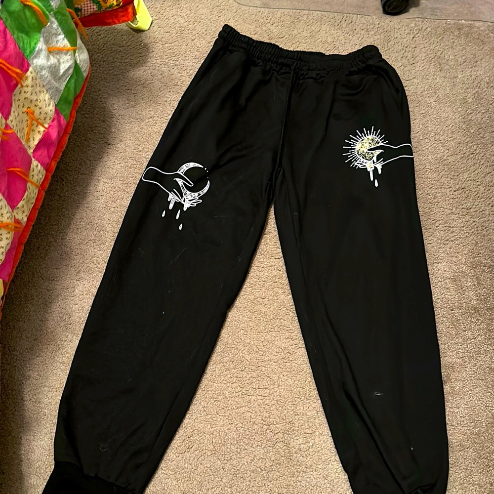 Black Sun Sweat Pants